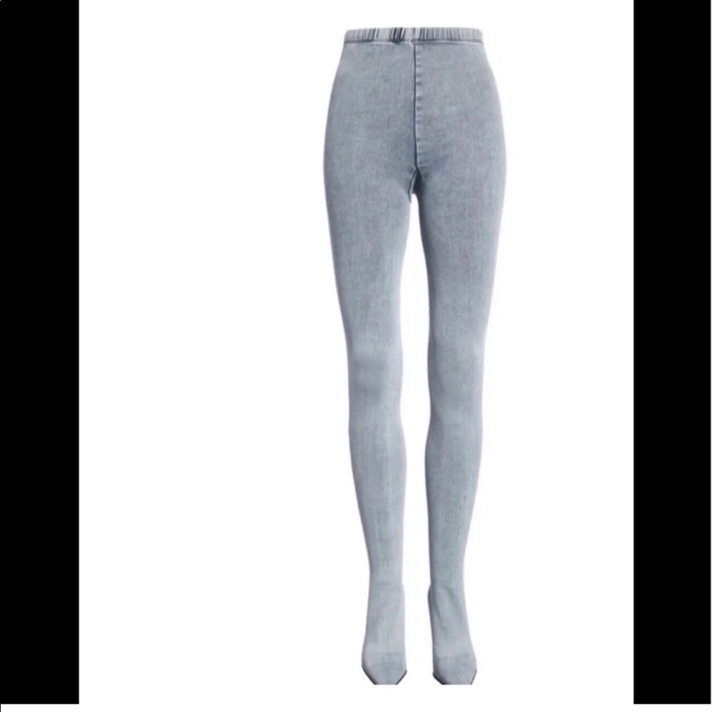 Jeffrey Campbell 2-1 denim pantaboot 6 Nwob